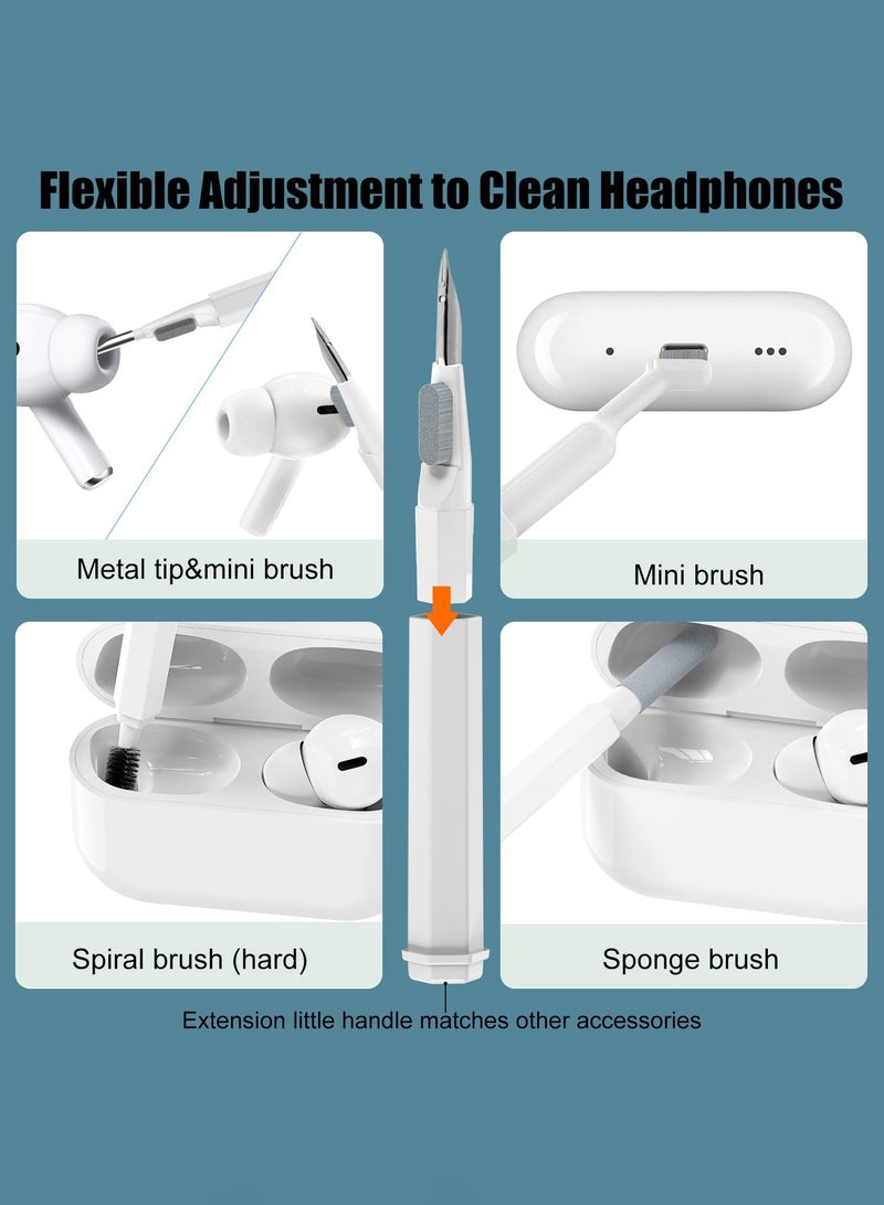 Arabest 20-In-1 Multifunctional Cleaner Kit Electronic Devices, Keyboard Cleaning Brush For Air Pods, Repair Cleaner Tool, Camera Lens, Headphones, Earbuds, Laptop, Sims Eject Cellphones - Image 2