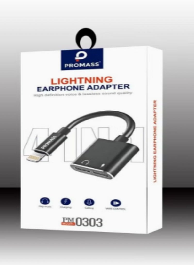 بروماس محول iPhone مع ميزة الشحن وسماعة الرأس