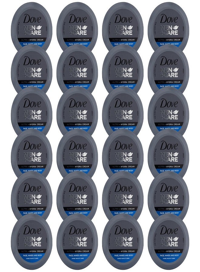 Dove Men+Care Ultra Hydra Cream - Dove Lotion, 3-In-1 Advanced Skin Care for Men, Face Cream, Hand & Body Lotion for Dry Skin, 2.53 Fl Oz (Pack of 24) - Image 1