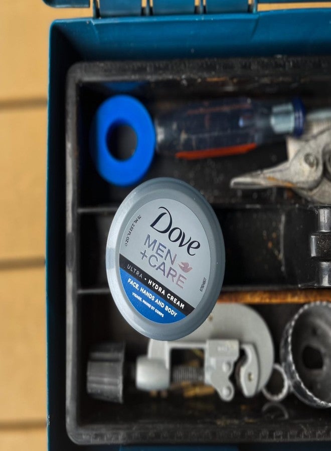 Dove Men+Care Ultra Hydra Cream - Dove Lotion, 3-In-1 Advanced Skin Care for Men, Face Cream, Hand & Body Lotion for Dry Skin, 2.53 Fl Oz (Pack of 24) - Image 3