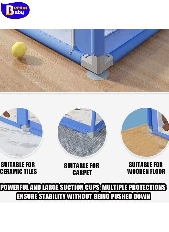 Berma Baby Large Toddler Stainless Steer Pipe Foldable, Safe Baby Playpen Playpen For Baby Indoor Play Fence With Balls Steel Frame Safety Playpen Barriers For Toddler  - Image 5