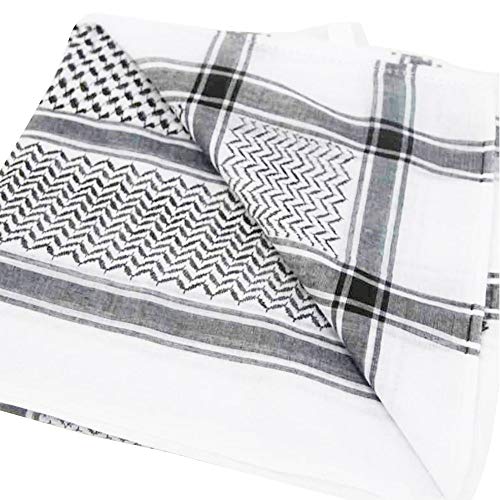 HOMELEX Keffiyeh Arab Head Scarf for Men Sheikh Muslim Turban Saudi Dubai Headwear - Image 4