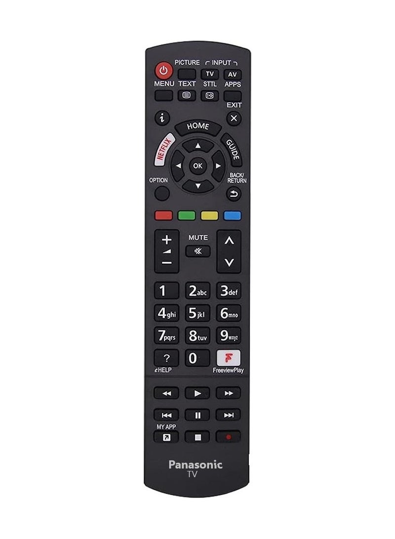 BGM Remote Control for Panasonic TV Remote Control Works for All Panasonic Plasma Viera HDTV 3D LCD LED TV
