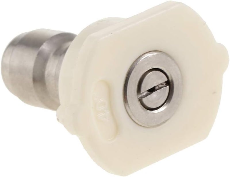 klarako Power Washing Tool Presure Washer Tips Spray Nozzle Part Multiple Degree White 40 degrees, as described - Image 1