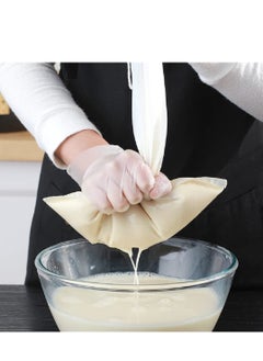 Generic 3pcs Food Grade Soy Milk Filter Bags, 200 Micron 20*30CM Fine Mesh Bag Milk Filter Bag All Purpose Food Strainer Nylon Cheesecloth  - Image 3