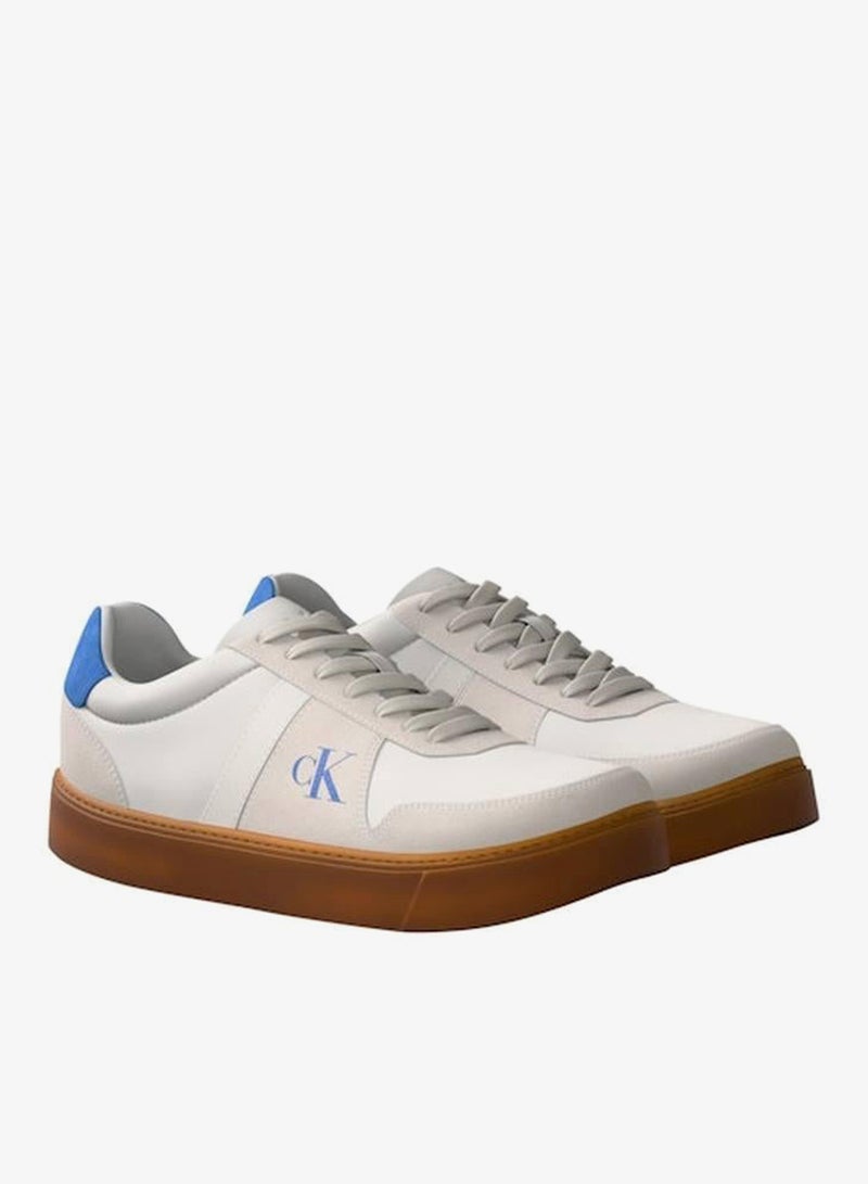 CALVIN KLEIN CK Baseline - Leather Signature Logo Trainers - Image 3