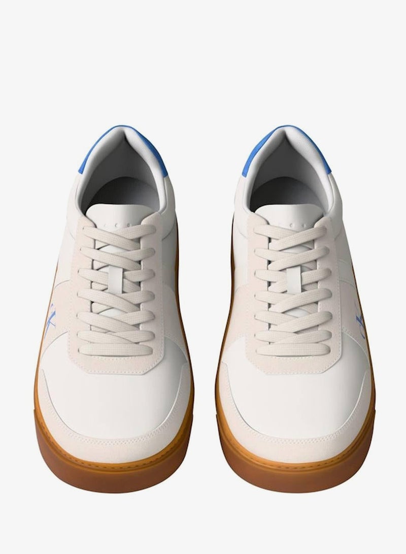 CALVIN KLEIN CK Baseline - Leather Signature Logo Trainers - Image 5