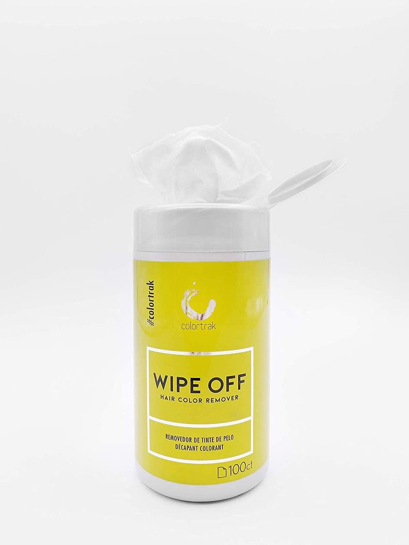 Colortrak Gentle Hair Color Remover Wipes, Moist, Non-irritating Towelettes, Formulated with Aloe, Easily Remove Hair Color Stains from Skin, Convenient Canister, 100 Wipes - Image 2