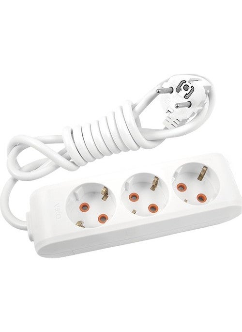 Viko Triple 5 Meter Child Protection Extension Cable 