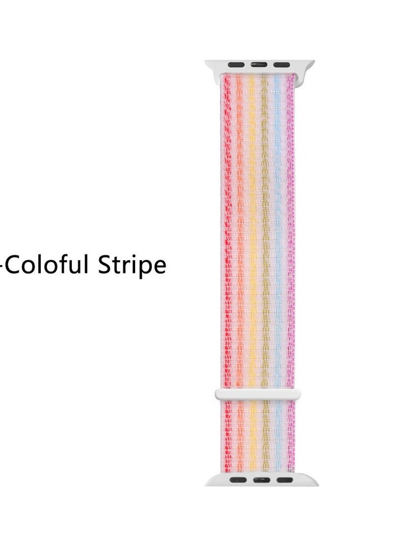 Nylon Sport Band for Apple Watch 41mm,Soft Replacement Strap for iWatch Series 7 - Image 2
