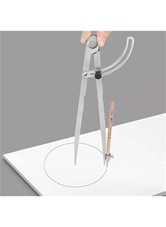 Generic 20 inch Compass for Woodworking, Compass for Geometry, Precision Woodworking Compass with Wing Divider and Pencil Holder, Large Compass for Geometry, Woodworking Compass, Drafting, Drawing Compass  - Image 3