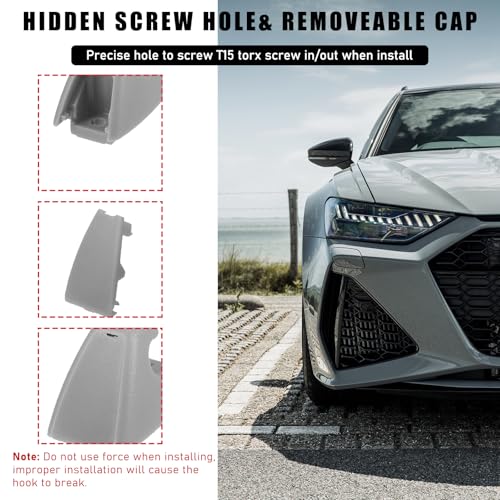 Ohleats 2 PCS Sun Visor Support Clip Retainer, OE 95994975 95994976 Sun Visor Hook Clip Replacement, Anti Vibration Sun Visor Bracket Holder for Cruze Spark Verano, Car Accessories (Gray) - Image 4
