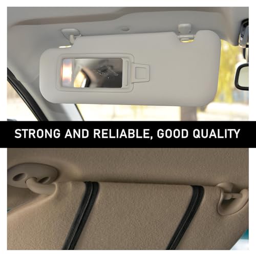 Ohleats 2 PCS Sun Visor Support Clip Retainer, OE 95994975 95994976 Sun Visor Hook Clip Replacement, Anti Vibration Sun Visor Bracket Holder for Cruze Spark Verano, Car Accessories (Gray) - Image 5
