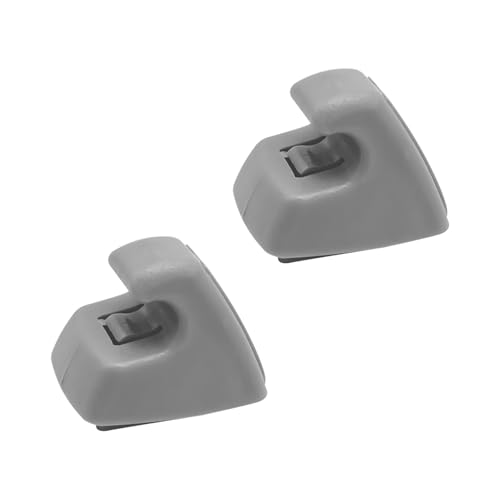 Ohleats 2 PCS Sun Visor Support Clip Retainer, OE 95994975 95994976 Sun Visor Hook Clip Replacement, Anti Vibration Sun Visor Bracket Holder for Cruze Spark Verano, Car Accessories (Gray) - Image 1