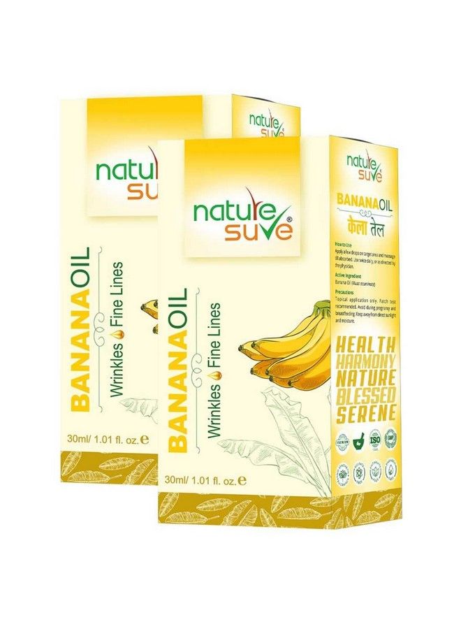 Banana Oil For Wrinkles And Fine Lines In Men & Women 2 Packs (30Ml Each)
