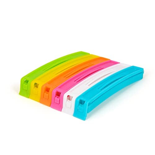 Tosaa 18 Pcs - 3 Different Size Plastic Food Snack Bag Pouch Clip Sealer Large,Medium,Small Plastic Snack Seal Sealing Bag Clips Vacuum Sealer (Multicolor) - Image 4