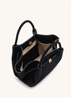 JW PEI Hana Mini Faux Suede Tote Black  - Image 5