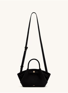 JW PEI Hana Mini Faux Suede Tote Black  - Image 1