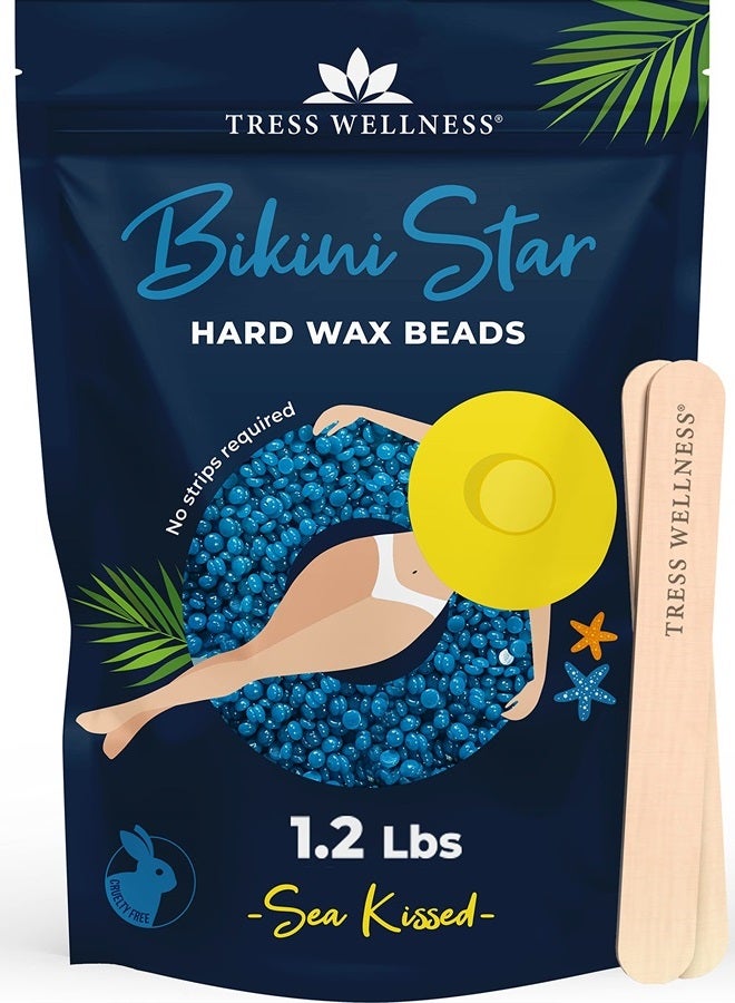 Hard wax beads for hair removal - For sensitive skin - Bikini Star 1.2lb