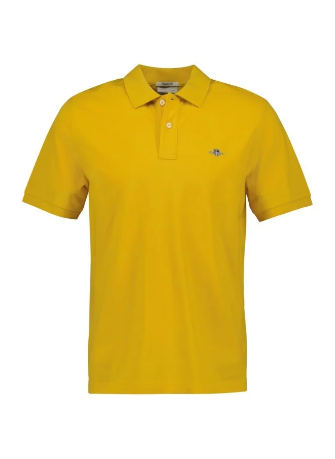 غانت Gant Regular Fit Shield Piqué Polo Shirt