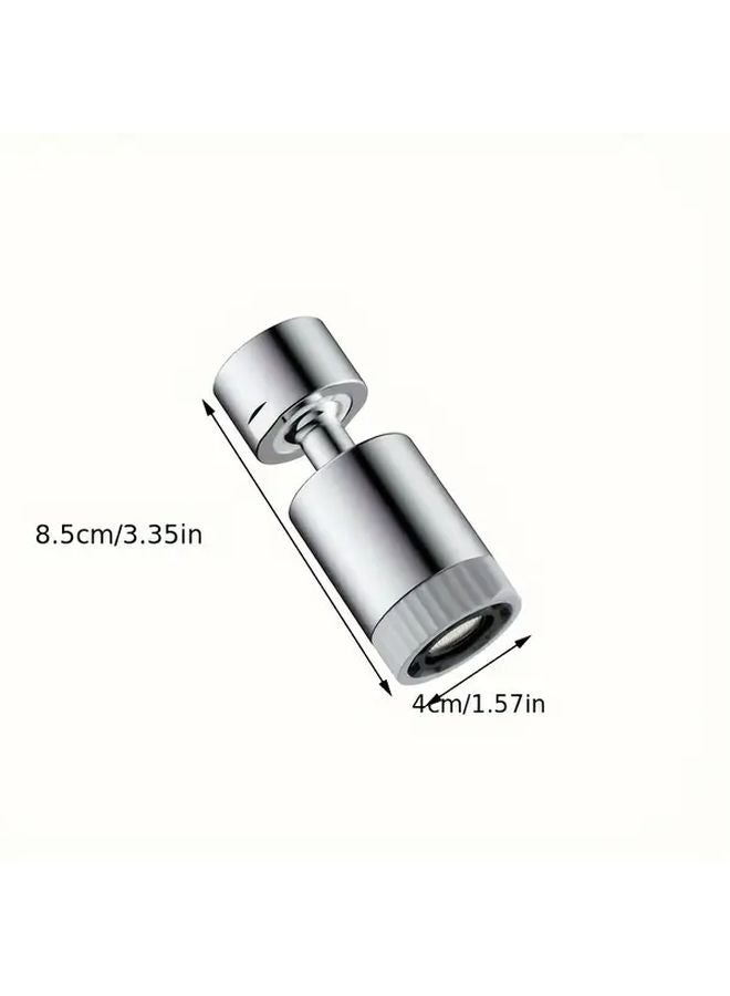 360 Degree Wide Angle Swivel Kitchen Sink Faucet Aerator 3 Function Spout Chrome Finish - Image 4