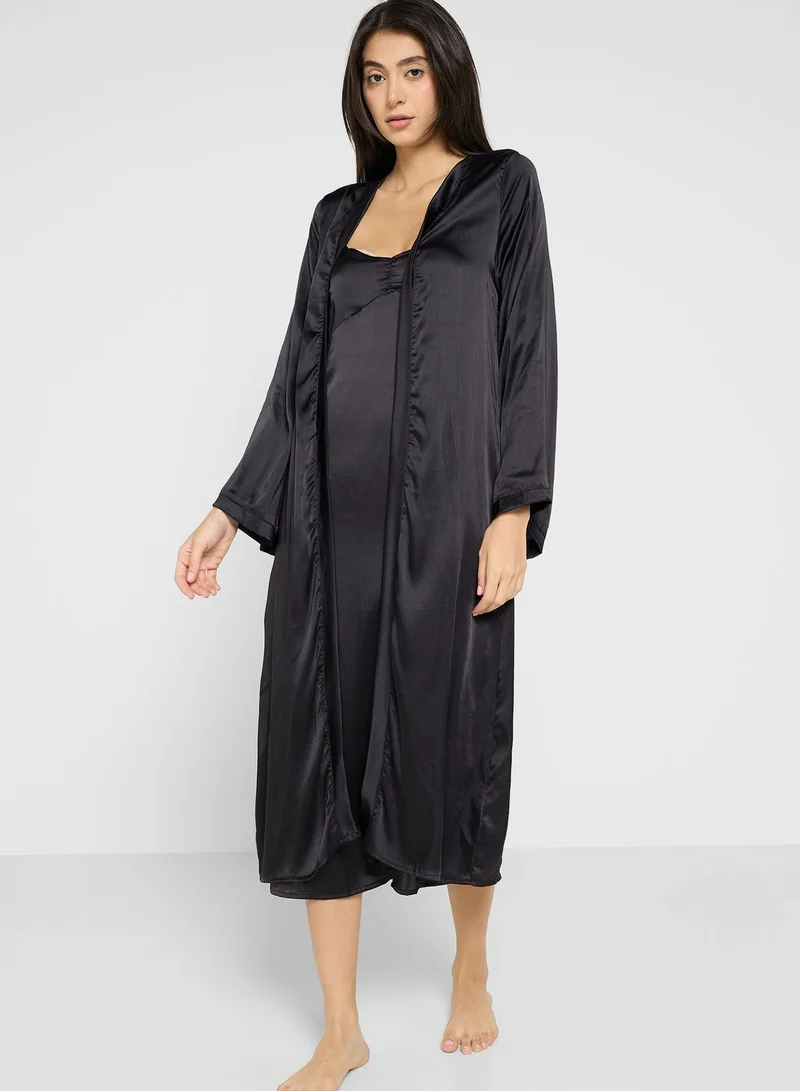 ELLA Night Slip Dress With Robe