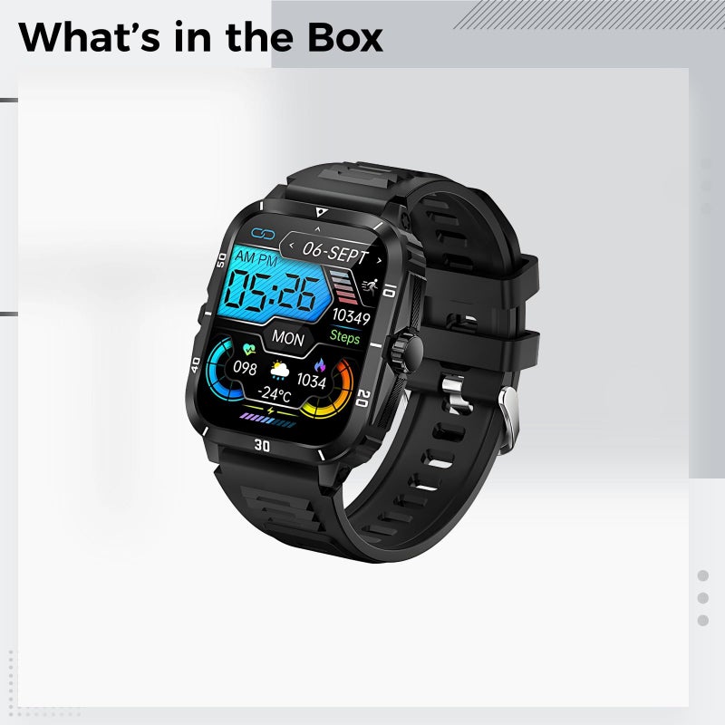 2 Inch HD Smart Watch for Men 3ATM Waterproof 25 Day Standby Wireless Call Heart Rate Monitor - Image 5