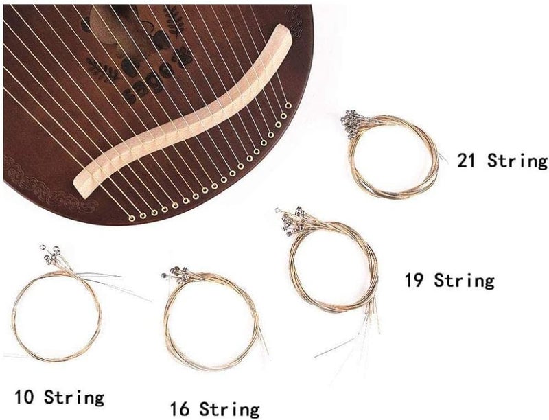 IRIDESCENT Sets of 19 Lyre Harp Strings Replacement Metal String for Lyre Harp - Image 4