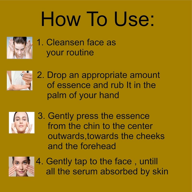 Pink Square Collagen Face Serum with Yarrow Extract Antioxidants for Dull Ageing Skin Collagen Booster Skin Hydration All Skin Types for Men Women 30ml Pack of 3 - Image 3