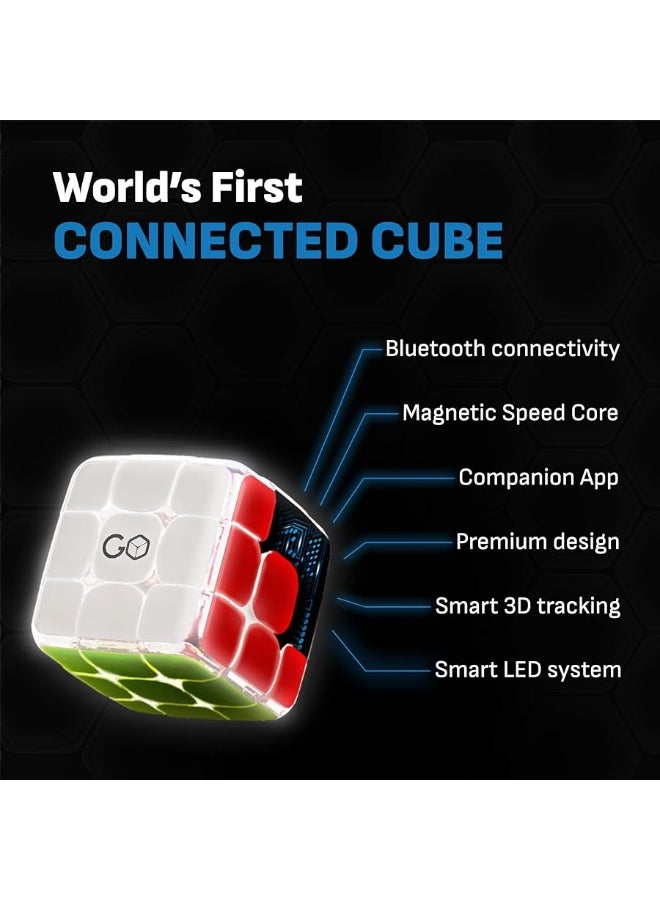 GoCube Edge Full Pack - The Connected Electronic Bluetooth Cube - 3x3 Stickerless Magnetic Speed Cube - Free App Enabled Interactive Smart Cube for Kids, Adults - STEM Puzzle Toy Cube - Image 5