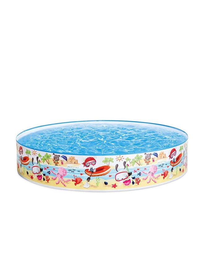INTEX Snapset Fun at the Beach Kiddie Pool 152x25cm - Image 1