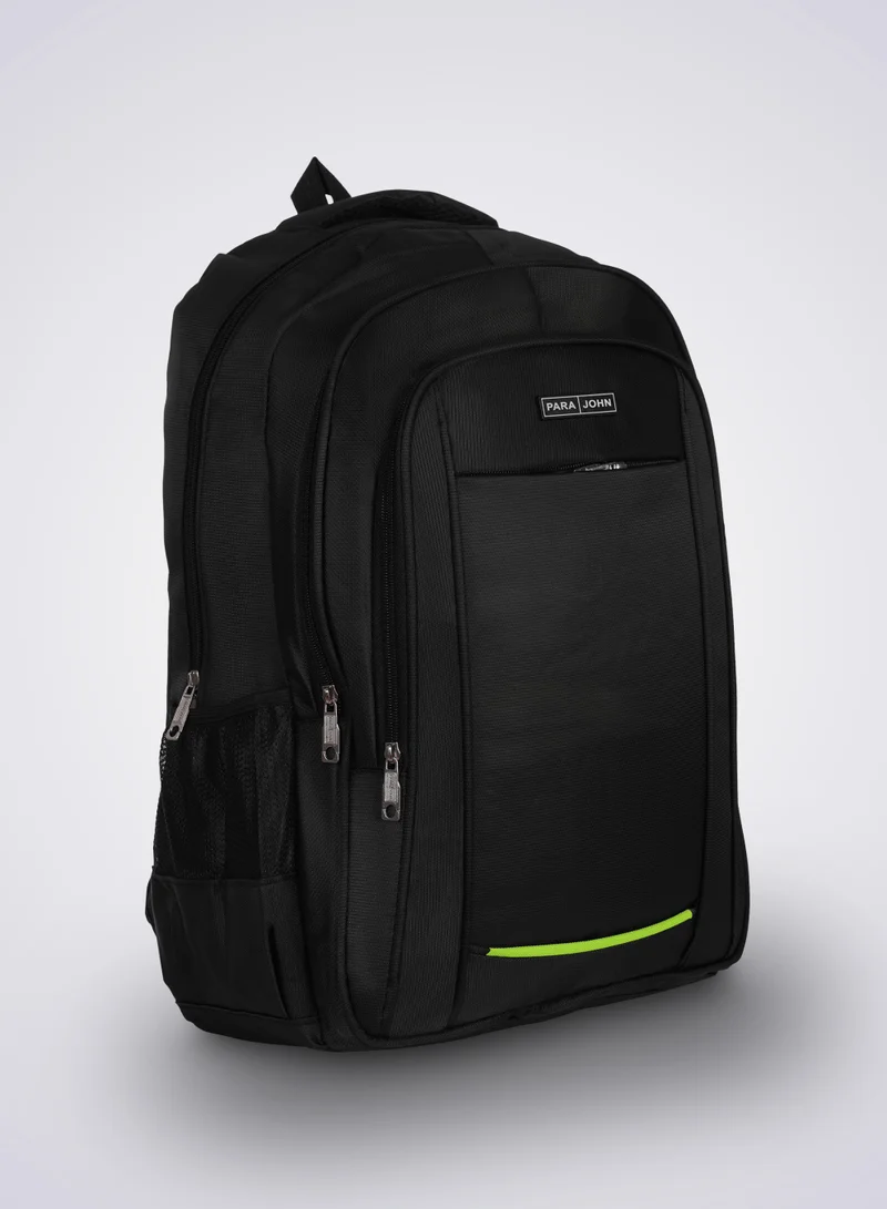 بارا جون حقيبة ظهر Para John – حقيبة لابتوب متينة من البوليستر مع عدة جيوب، مقاس 18 بوصة