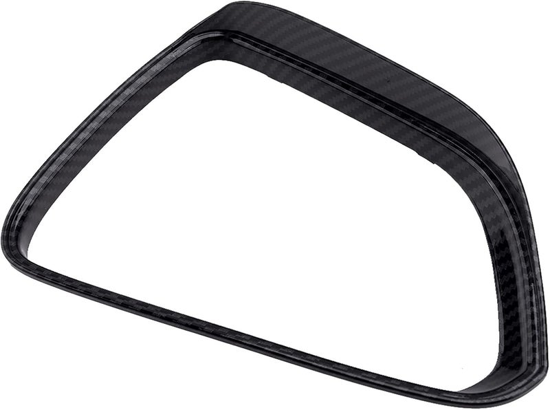 Wivplex Carbon Fiber Style Side Mirror Rain Eyebrow Cover Trim for Tesla Model 3 - Image 3