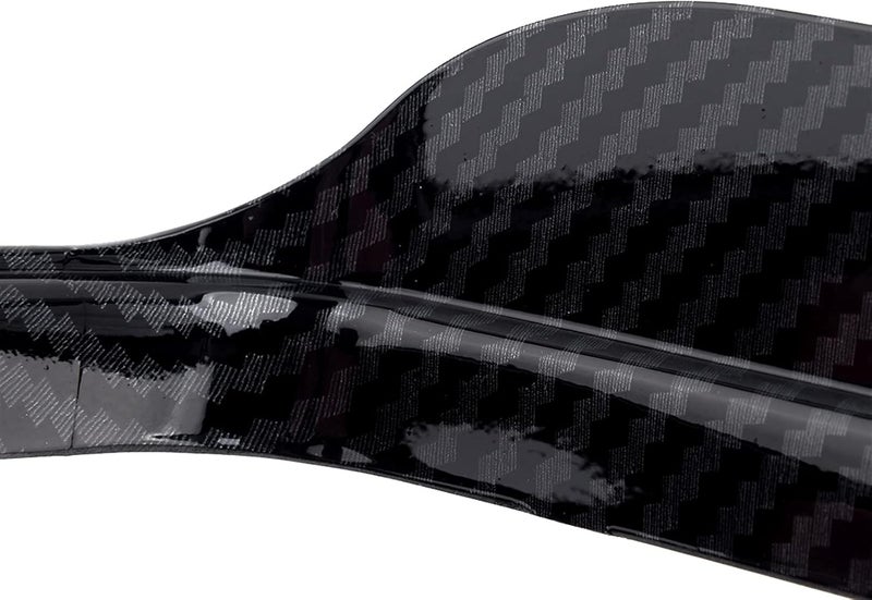 Wivplex Carbon Fiber Style Side Mirror Rain Eyebrow Cover Trim for Tesla Model 3 - Image 5