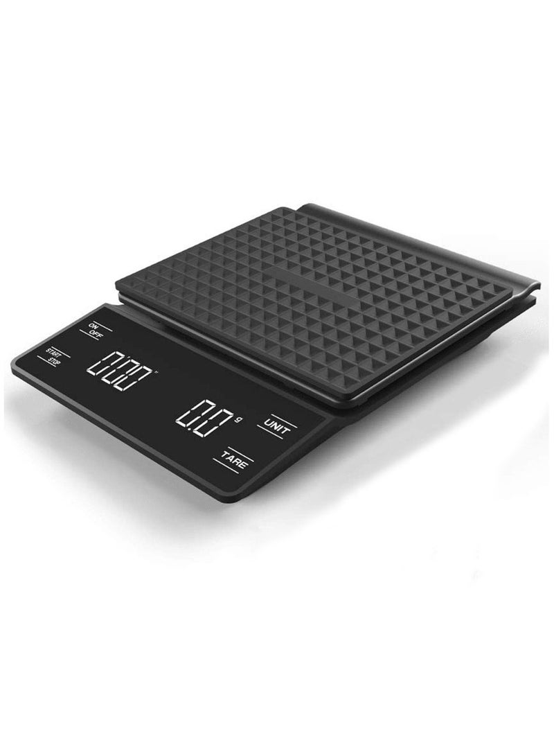 HOMESTAR Coffee Scale, Digital Espresso Scale with Back-Lit LED Display, High Precision Small Food for Baking and Cooking - Image 1
