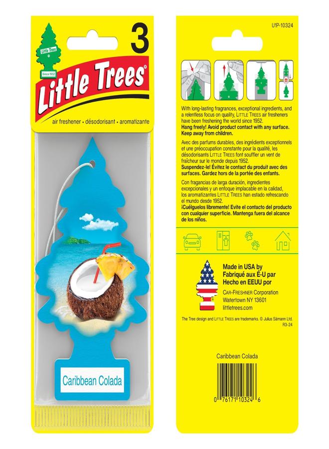 Little Trees Air Freshener S - Caribbean Colada Scent - Image 1