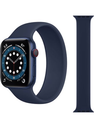 Solo Loop Band For Apple Watch Navy Blue - pzsku/Z6C3657F801AB660D95D1Z/45/_/1733422077/ffe08f03-406f-4ef3-84ee-1aebfde30190