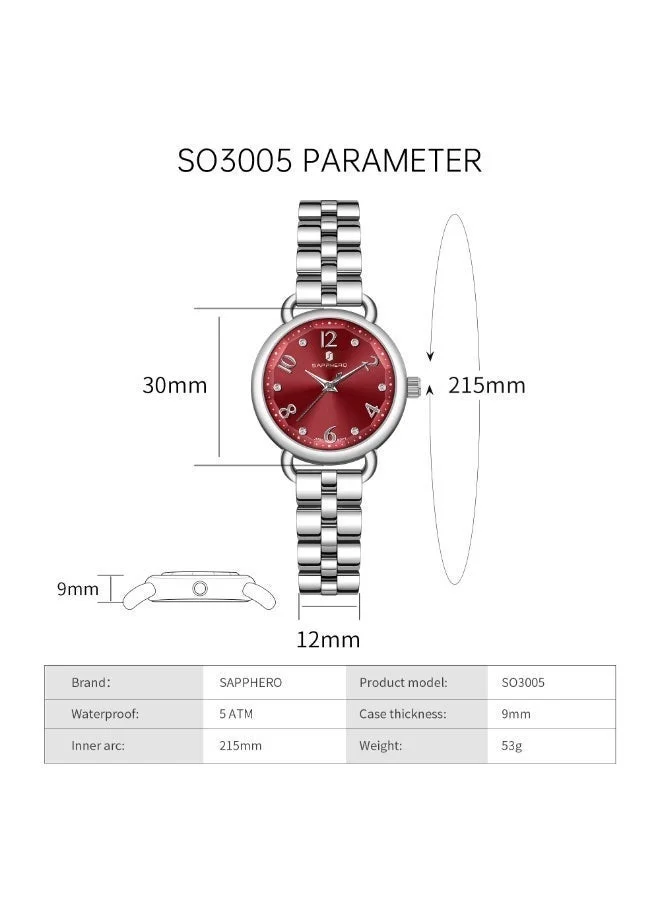 Sapphero  SAPPHERO Watches for Women Luxury Stainless Steel Ladies Watches Women's Bracelet Watch Small Analog 5ATM Waterproof Wrist Watch Elegant Gifts for Women for Women | Best Price UAE