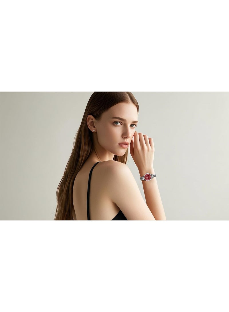 SAPPHERO Watches for Women Luxury Stainless Steel Ladies Watches Women's Bracelet Watch Small Analog 5ATM Waterproof Wrist Watch Elegant Gifts for Women - Image 2