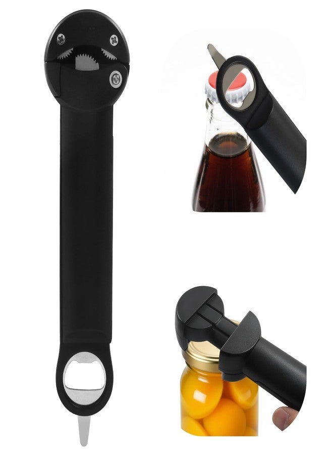 SOVNSG 1 Pack Multifunctional Opener,Adjustable Can Opener Jar Grippers, Retractable Kitchen Gadgets for Kitchen/Seniors with Arthritis and Weak Hands(Black) - Image 1