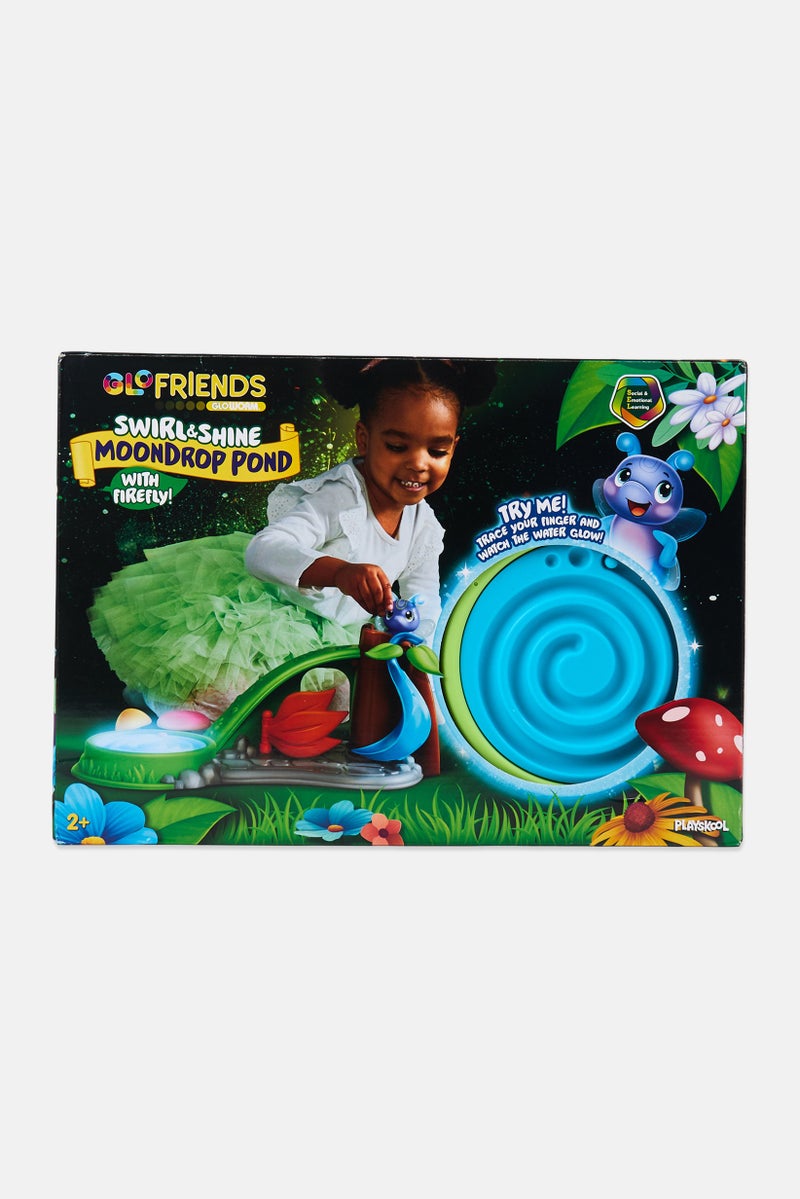 PLAYSKOOL Glo Friends Glo Worm Swirl And Shine Moondrop Pond - Image 1