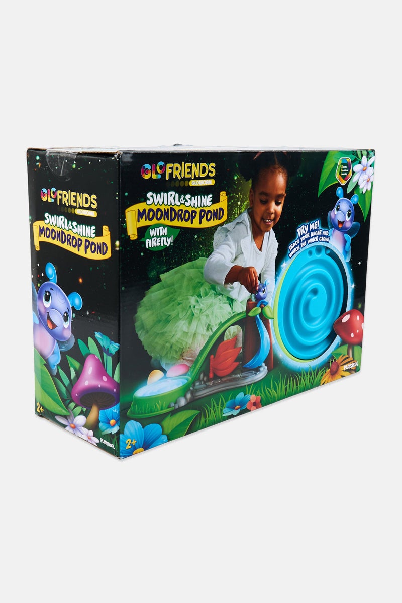 PLAYSKOOL Glo Friends Glo Worm Swirl And Shine Moondrop Pond - Image 3