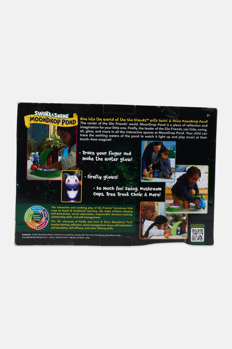 PLAYSKOOL Glo Friends Glo Worm Swirl And Shine Moondrop Pond - Image 5