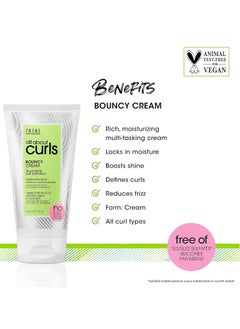 ALL ABOUT CURLS ALL ABOUT CURLS Bouncy Cream | Touchable Soft Definition | Define, Moisturize, De-Frizz | All Curly Hair Types  - Image 2
