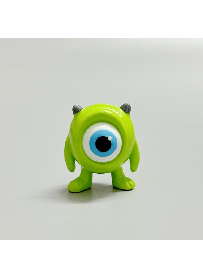 Generic Mini Fred Q Version Three-eyed Boy, Weird Big-eyed Boy, DIY Patch Material, Headdress Decoration Doll-Color:2.1CM Height About Big Eyes  - Image 4