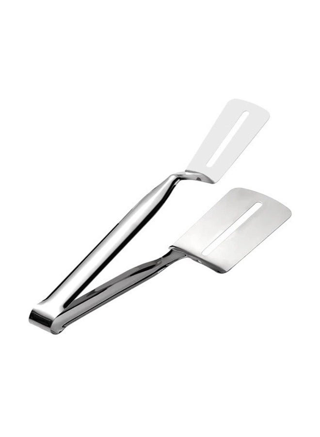 ملقط طهي من الفولاذ المقاوم للصدأ،  مشبك شواء، ملعقة شواء متعددة الأغراض لمشبك الخبز، مشبك شرائح اللحم المقلي، قلب السمك، ملقط سلطة التوست - Image 1