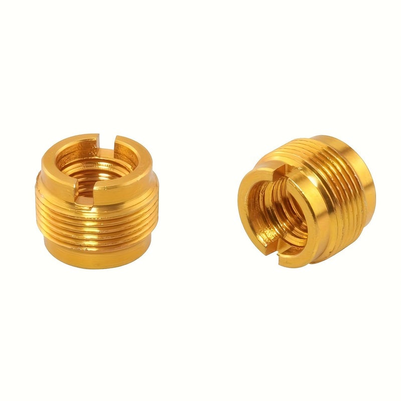 Golden 5/8 Male to 3/8 Female Screw Adapter 4pcs for Microphone Stand - Image 1