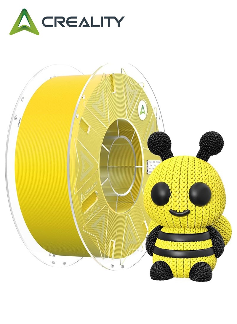 Creality 3D Hyper PLA RFID 3D Printer Filament, High-Speed 30–600mm/s, 1KG 3D Printer Filament 1.75mm with RFID Tags for Creality Filament System Auto Identification, Fits for Most 3D Printers (Yellow) Hyper PLA RFID-Yellow - Image 1