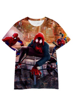 Spider-Man Across the Universe Handsome Loose Pullover T-shirt 3D digital printing personalized breathable T-shirt