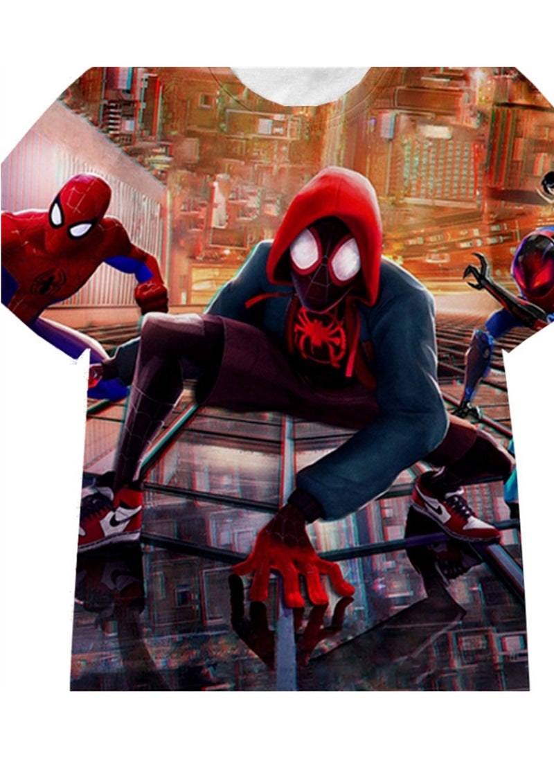 Generic - Spider-Man Across the Universe Handsome Loose Pullover T-shirt 3D digital printing personalized breathable T-shirt - Image 1